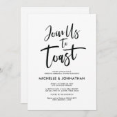 Invitations de la répétition de mariage parfait et (Devant / Derrière)