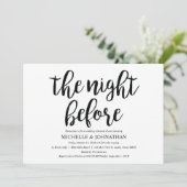 Invitations de la répétition de Mariage rustique (Debout devant)