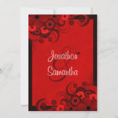 Invitations de la répétition du Mariage de la Flor (Dos)