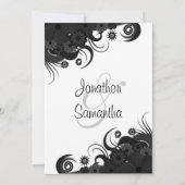 Invitations de la répétition du Mariage de la flor (Dos)