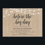 Invitations de la répétition Rustic String Lights<br><div class="desc">Planifier un dîner de répétition mariage avec la future mariée et la future Groom,  avant leur grande journée? Invitation les invités avec cette Rustic Farm String Lights Mariage Rehearsal Dinner Invitation Card. Ajoutez les détails de votre dîner de répétition dans la police noire correspondante / lettrage. #TeeshaDerrick</div>