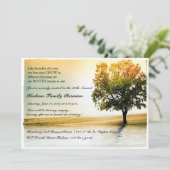 Invitations de la réunion de la famille Rustic Lak (Debout devant)