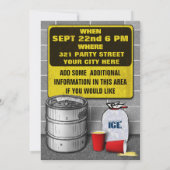 Invitations de la Reunion Party (Dos)