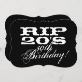 Invitations de la RIP 20 noires à la fête du 30e a (Devant / Derrière)