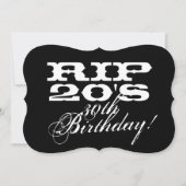 Invitations de la RIP 20 noires à la fête du 30e a (Devant)