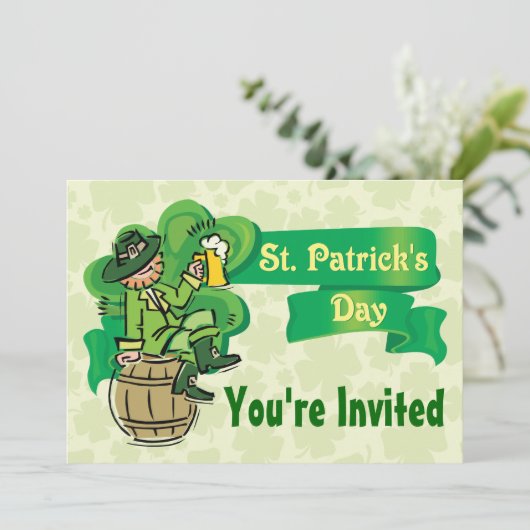 Invitations de la Saint Patrick! (Debout devant)