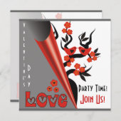 Invitations de la Saint Valentin (Devant / Derrière)