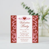 Invitations de la Saint-Valentin Red Strawberry Pi (Debout devant)