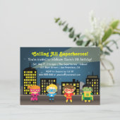 Invitations de la soirée Anniversaire de enfant Cu (Debout devant)