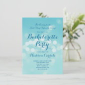 Invitations de la soirée Aqua Blue Bachelorette (Debout devant)