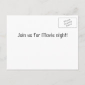 invitations de la soirée cinéma (Dos)