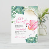 Invitations de la soirée de bachelorette tropicale (Debout devant)