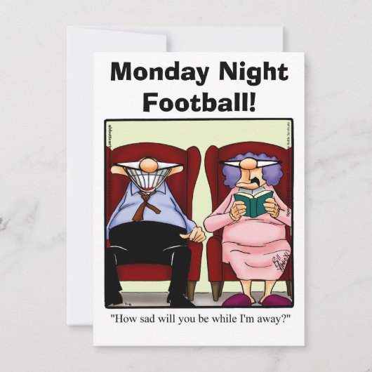 Invitations de la soirée de football amusant (Devant)