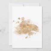 Invitations de la Soirée de l'or moderne (Dos)