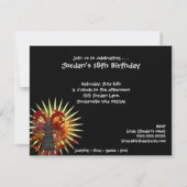 Invitations de la soirée personnalisée du temple D (Dos)