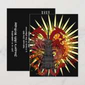 Invitations de la soirée personnalisée du temple D (Devant / Derrière)