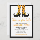Invitations de la soirée sorcière Polka Dot Hallow (Devant)