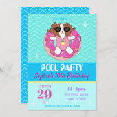 Invitations de la Sophie Dog Pool (Devant / Derrière)