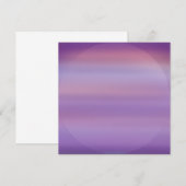 Invitations de la souris mauve lune (Devant / Derrière)