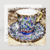 Invitations de la Tea Cup Party (Devant / Derrière)