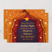 Invitations de la Tente Party des nuits arabes (Devant / Derrière)