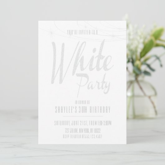 Invitations de la White Party (Debout devant)