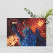 Invitations de Lady Liberty (Debout devant)