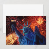 Invitations de Lady Liberty (Devant / Derrière)