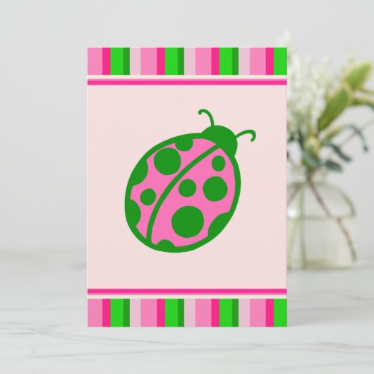 Invitations de Ladybug (Debout devant)