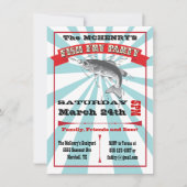 Invitations de l'affiche du Fish Fry Party (Devant)