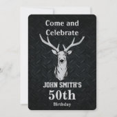 Invitations de l'anniversaire de cerfs communs des (Devant)