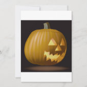 Invitations de lanternes Citrouilles d'Halloween (Devant)