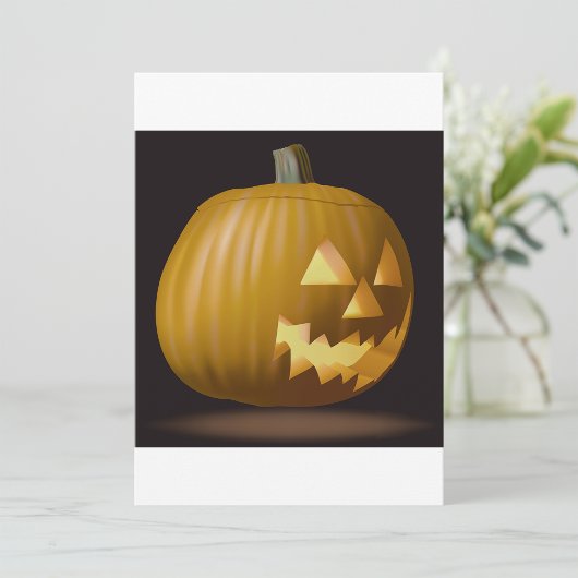 Invitations de lanternes Citrouilles d'Halloween