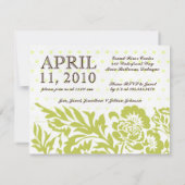 Invitations de lapin au chocolat (Dos)