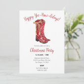 Invitations de l'aquarelle de Noël de la petite fi (Debout devant)