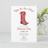 Invitations de l'aquarelle de Noël de la petite fi (Debout devant)