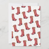 Invitations de l'aquarelle de Noël de la petite fi (Dos)