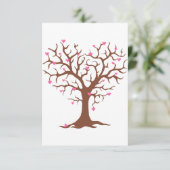 Invitations de l'arbre Valentines (Debout devant)