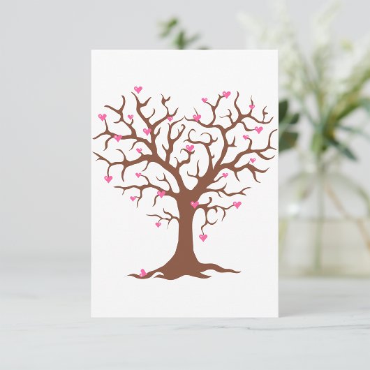 Invitations de l'arbre Valentines