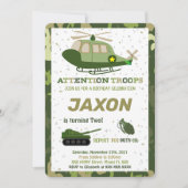 Invitations de l'armée (Devant)