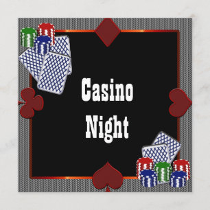 Invitations de Las Vegas Casino Prom