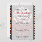 Invitations de l'atelier de guérison Earth Sun New (Dos)