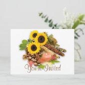 Invitations de l'automne Floral Arange (Debout devant)