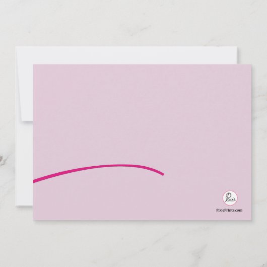 Invitations de l'école de beauté de Beautician (Dos)