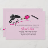 Invitations de l'école de beauté de Beautician (Devant / Derrière)