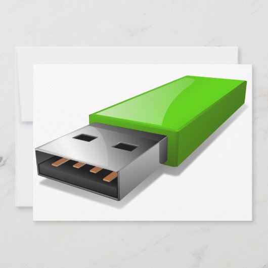 Invitations de lecteur Flash USB (Devant)