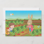 Invitations De Légumes Pour Le Choix De Garçon Et (Devant)