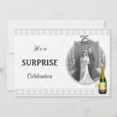 Invitations de l'Elégant Silver 25th Anniversary P (Devant)