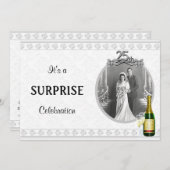 Invitations de l'Elégant Silver 25th Anniversary P (Devant / Derrière)