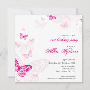 INVITATIONS DE L'ÉVÉNEMENT SPÉCIAL :: papillons 1S